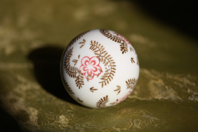 Schwimmkugel Porzellan