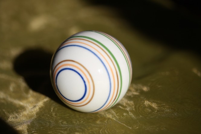 Schwimmkugel Porzellan